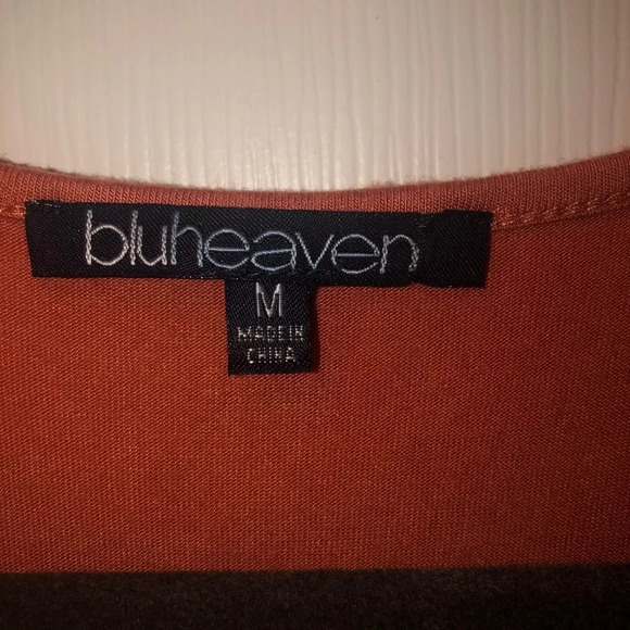 Blue haven  women’s top/sleeveless org sz med - Picture 2 of 3